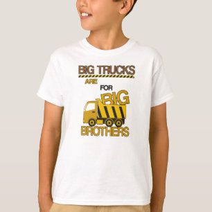 Große LKWs sind für Bruder-Bau T-Shirt
