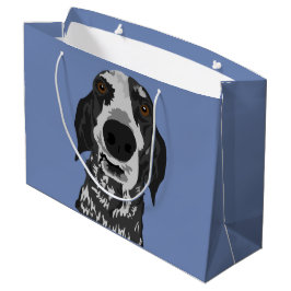 Große lustige Gesichtcoonhound-Geschenk-Tasche Geschenktüte