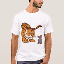 "Größe macht mir nichts aus - Maus gegen Tiger Sho T-Shirt