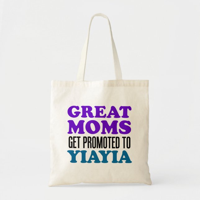 Große Mamas werden in YiaYia Tote Bag befördert Tragetasche (Vorne)