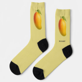 Große Mango, süße Frucht und Name Socken