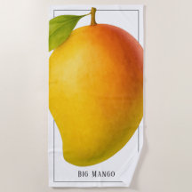 Große Mango, süße Frucht und Name