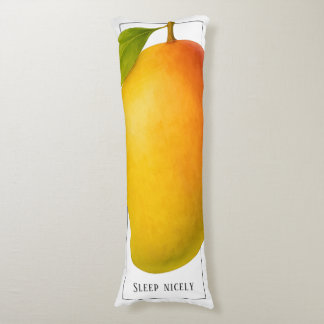 Große Mango, süße Frucht und Worte Seitenschläferkissen