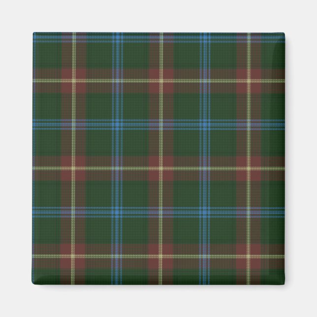Große Manitoba-Tartan Magnet (Vorne)