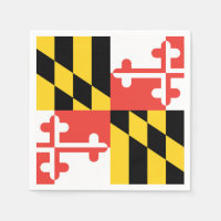 Große Maryland Flag Napkins
