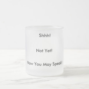 Große mattierte Kaffee-Tasse Mattglastasse