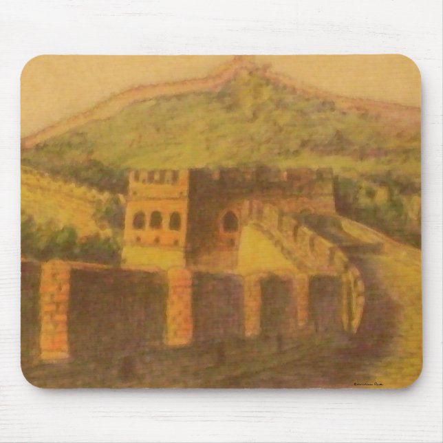 Große Mauer Badaling-Mauspad Mousepad (Vorne)
