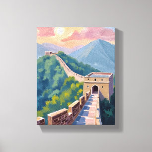Große Mauer Chinas Reise Malerei Leinwanddruck