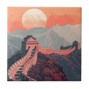 Große Mauer der China Fliese