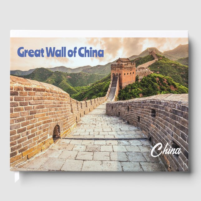 Große Mauer der China Gästebuch (Vorderseite)