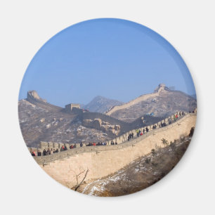 Große Mauer der China im Winter Magnet