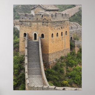 Große Mauer der China in Jinshanling, China, Asien Poster