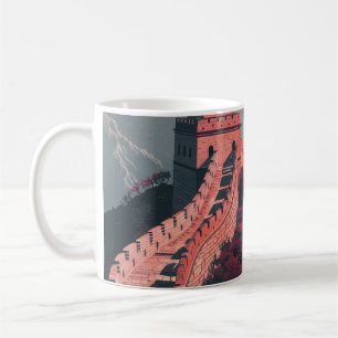 Große Mauer der China Kaffeetasse