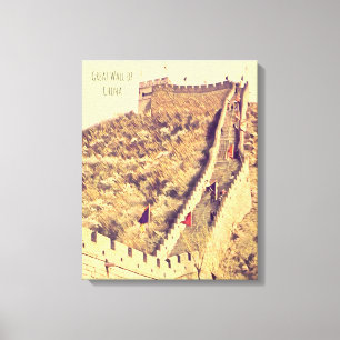 Große Mauer der China Leinwanddruck