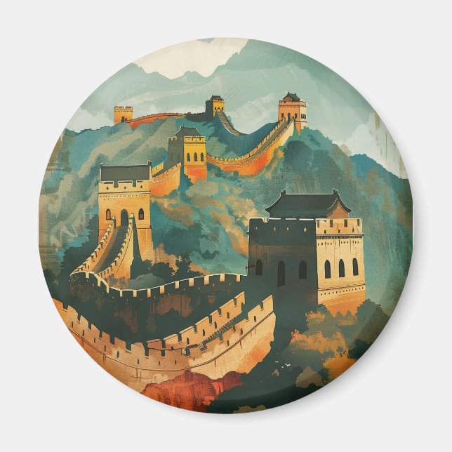 Große Mauer der China Magnet (Vorne)