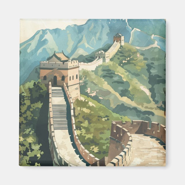 Große Mauer der China Magnet (Vorne)