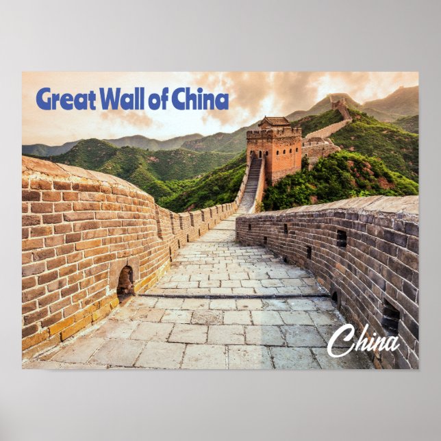 Große Mauer der China Poster (Vorne)