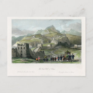 Große Mauer der China Postkarte