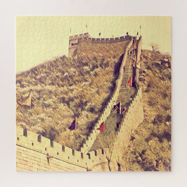 Große Mauer der China Puzzle (Vertikal)
