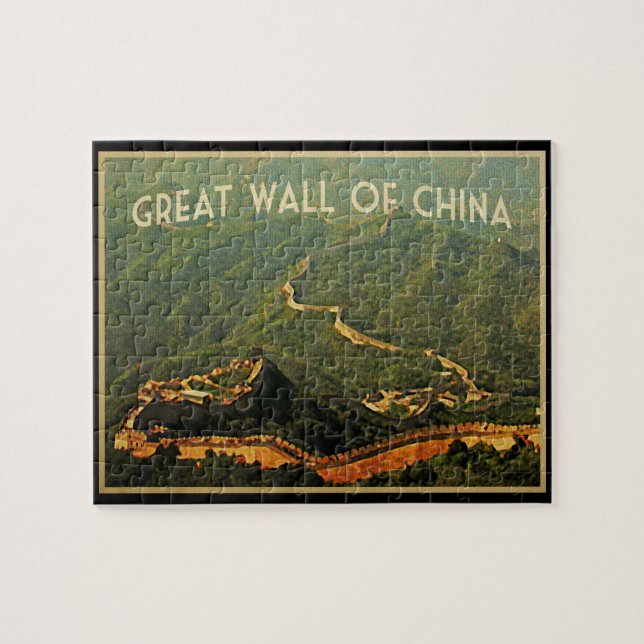 Große Mauer der China Puzzle (Horizontal)