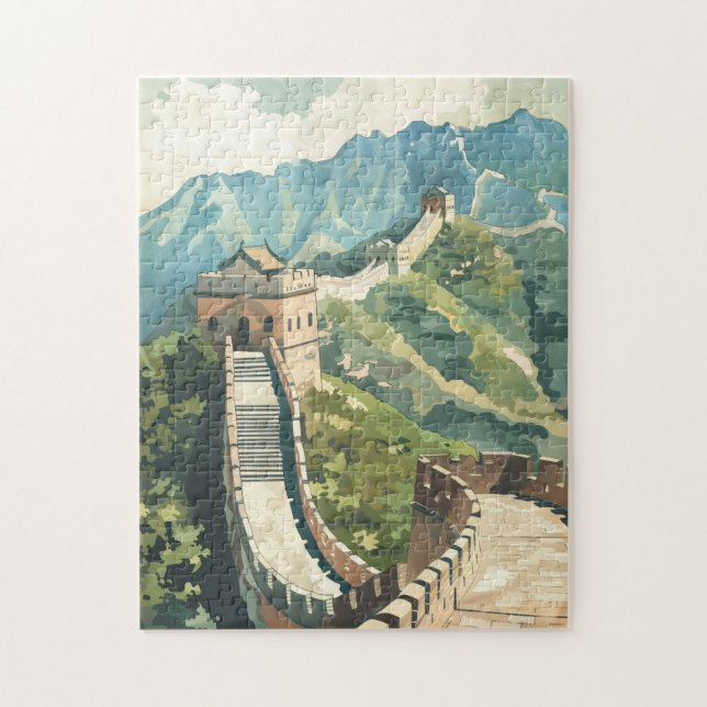 Große Mauer der China Puzzle (Vertikal)