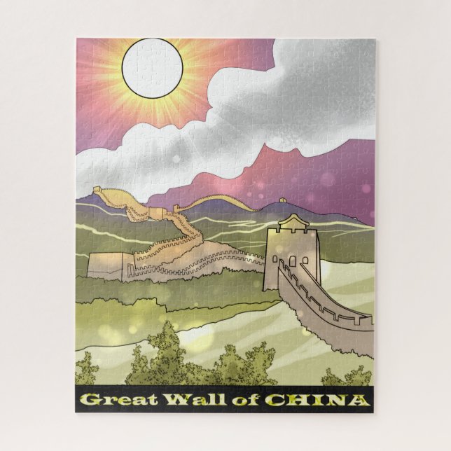 Große Mauer der China Puzzle (Vertikal)