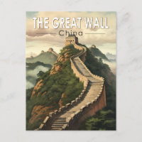 Große Mauer der China Reisen Vintag