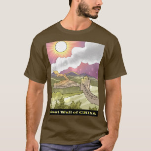 Große Mauer der China T-Shirt