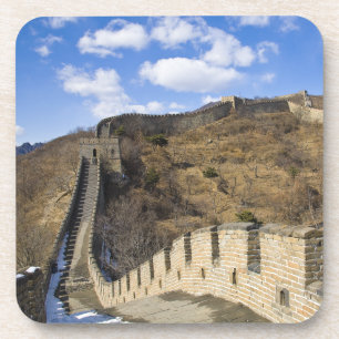Große Mauer von China Stadt Hartplastik-Unterlage Getränkeuntersetzer