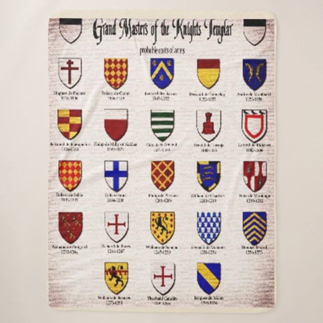 Große Meister der Nachttempler Sherpadecke (Vorderseite)