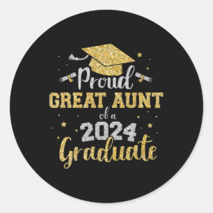 Große Menge Cl von 2024 Graduate Senior Graduation Runder Aufkleber