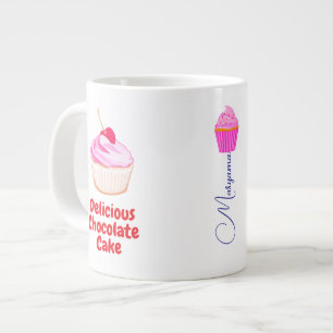 Große Mikrowellen-Tasse für Schokoladen-Cupcakes Jumbo-Tasse