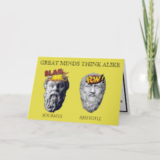 Große Minds denken ähnlich Karte