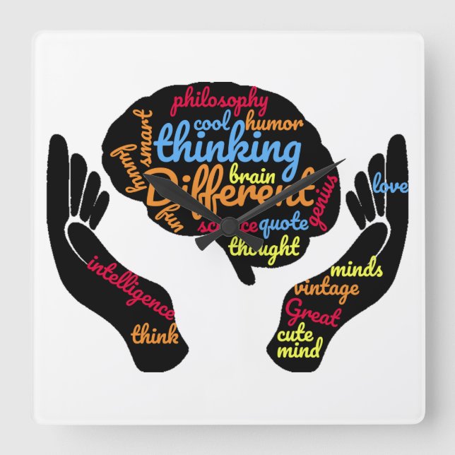 Große Minds denken an eine andere Uhr (Vorderseite)