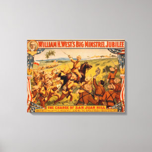 Große Minnesänger-Jubiläum-Gebühr von San- Leinwanddruck