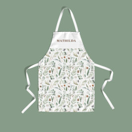 Größe modern minimalbotanisch elegant personalisie schürze