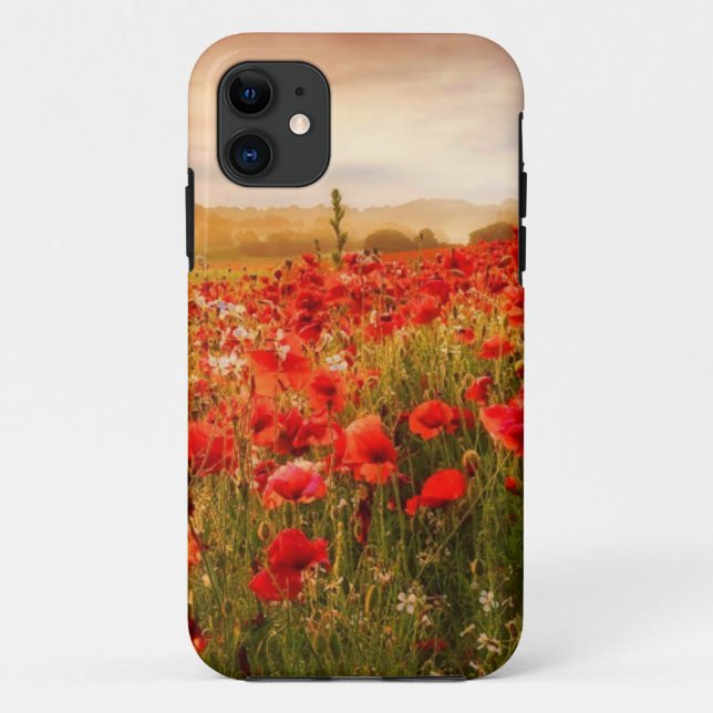 Große Mohn-Blume Case-Mate iPhone Hülle (Rückseite)