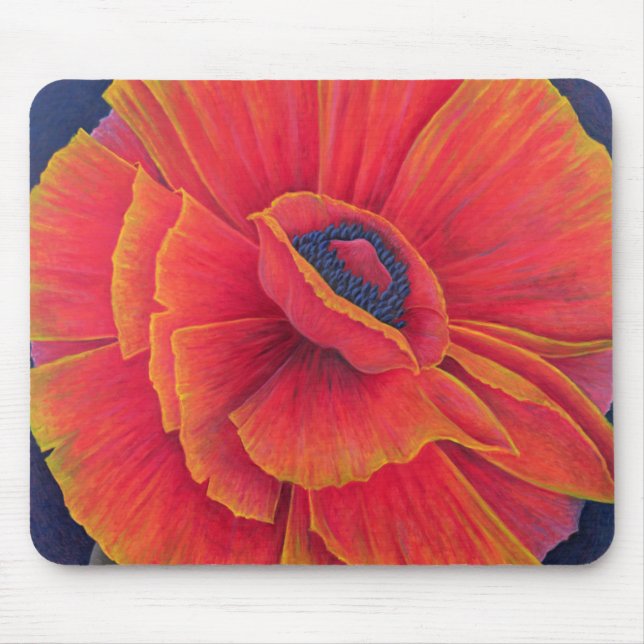 Große Mohnblume 2003 Mousepad (Vorne)