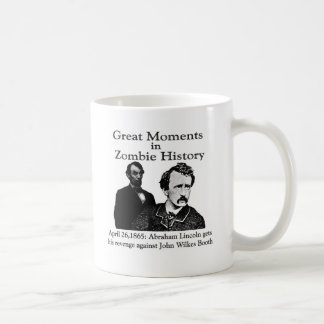 Große Momente in der Zombie-Geschichte Tasse