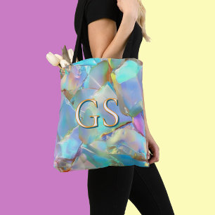 Große Monogramm oder Name auf Opal