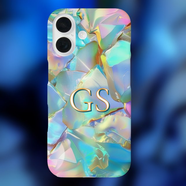 Große Monogramm oder Name auf Opal Case-Mate iPhone Hülle (Von Creator hochgeladen)