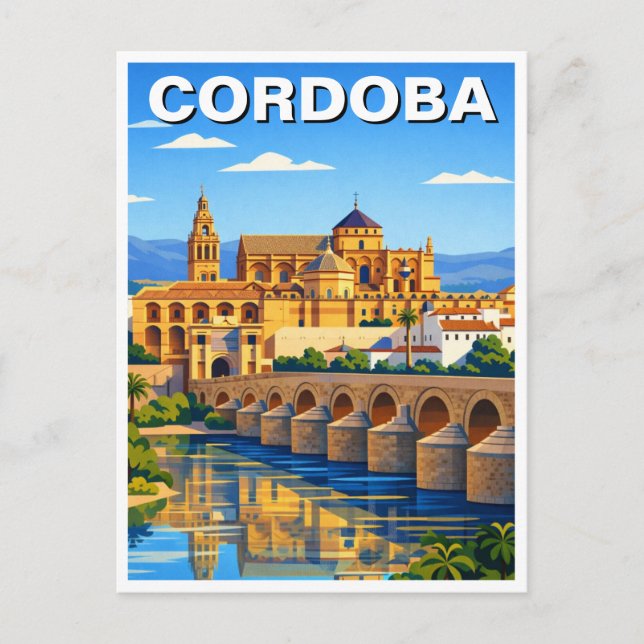 Große Moschee von Córdoba Spanien Postkarte (Vorderseite)