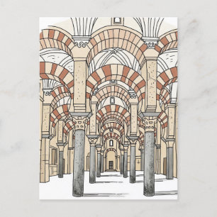 Große Moschee von Cordoba Spanien Reise Postkarte
