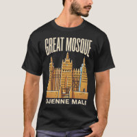 Große Moschee von Djenne Mali Vintage-Reiseposter