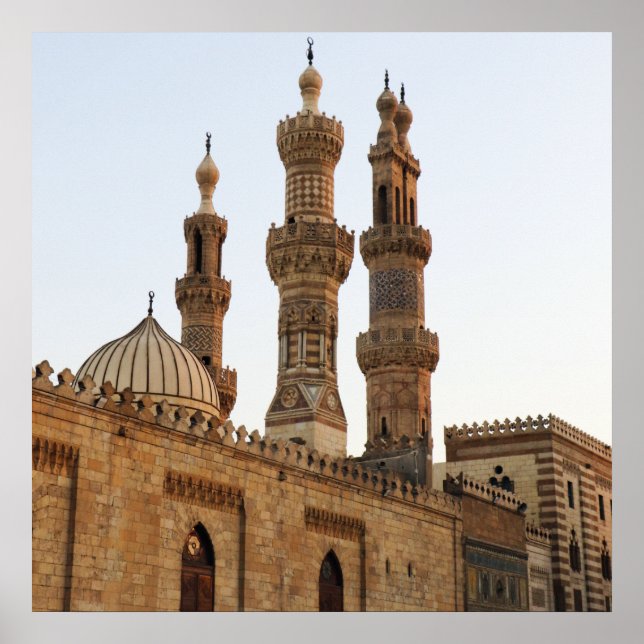 Große Moschee von Muhammad Ali Pasha Poster (Vorne)