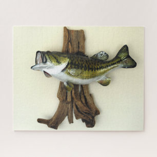 Große Mouth Bass Fish Mount Puzzle