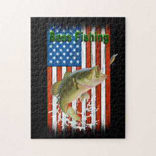 Große Mouth Bass Fishing USA Puzzle