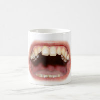 Große Mund-und Zahn-Tasse/Schale