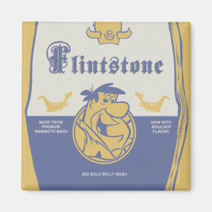Große mutige Bauch-Wäsche Freds Flintston Magnet