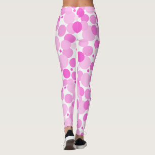 Große, mutige, veränderte rosa Tupfen ©AH2015 Leggings